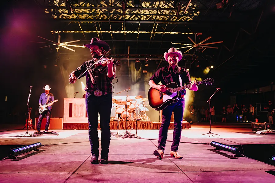 Randy Rogers Band performing on stage at Feels Like Home Festival